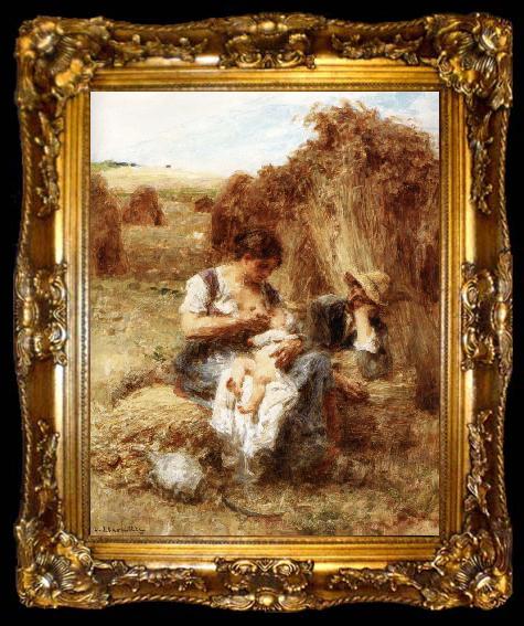 framed  Lhermitte, Leon Motherhood, ta009-2
